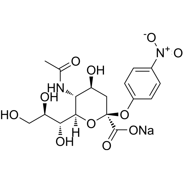 α-Neuraminic acid,N-acetyl-2-O-(4-nitrophenyl) (sodium) 123549-14-4